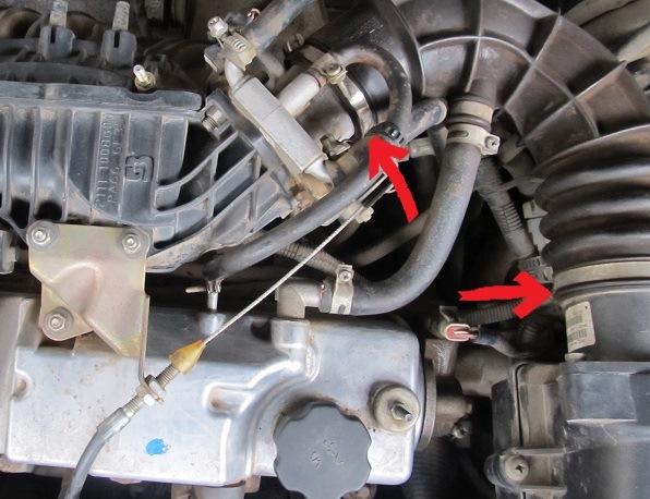 Чистка дроссельной заслонки ВАЗ-2114 Чистка дроссельной заслонки ВАЗ-2114