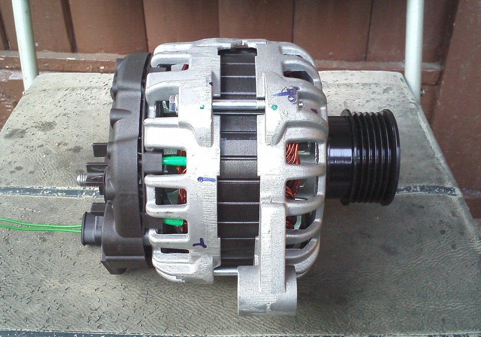 Снять генератор на Приоре с кондиционером Снять генератор на Приоре с кондиционером