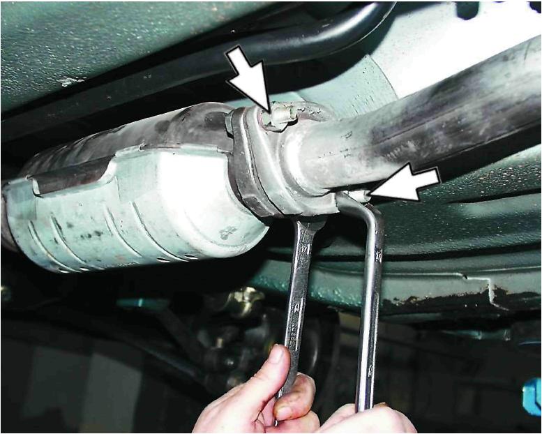 Замена резонатора ВАЗ-2115 Замена резонатора ВАЗ-2115