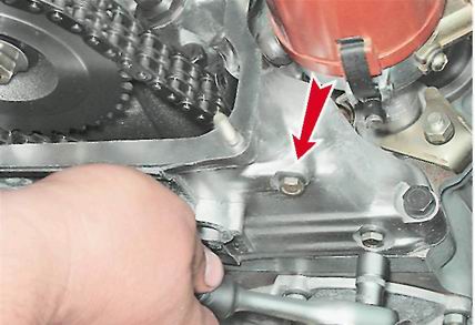 Замена успокоителя цепи ВАЗ-2107 Замена успокоителя цепи ВАЗ-2107