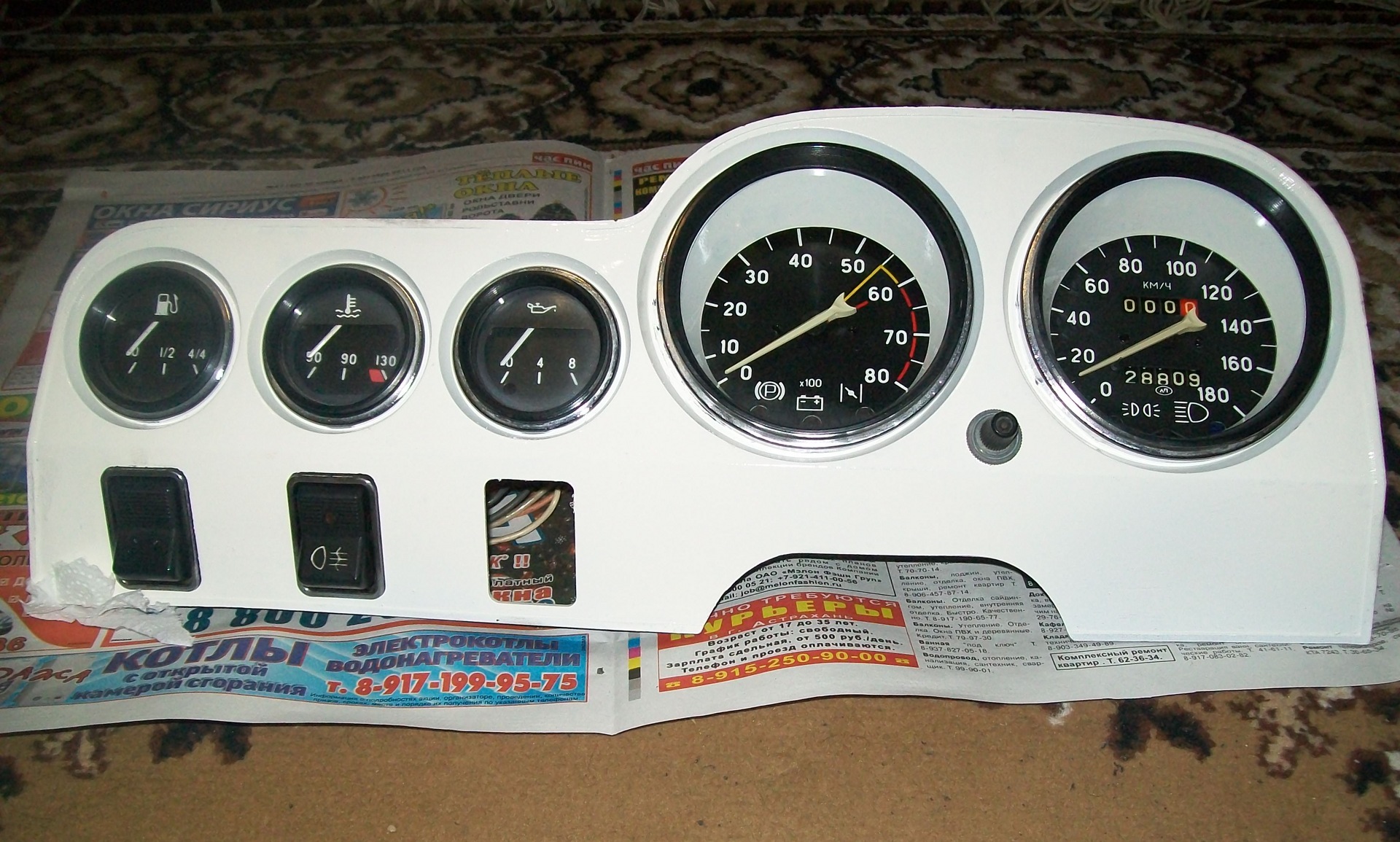 Тюнинг панели приборов ВАЗ-2106 Тюнинг панели приборов ВАЗ-2106