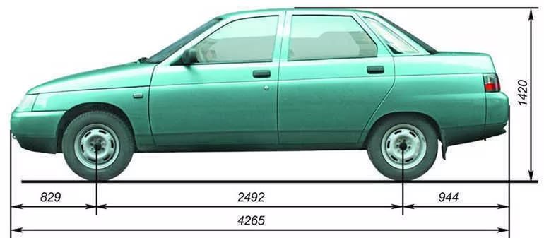 Вес у ВАЗ-2112 Вес у ВАЗ-2112
