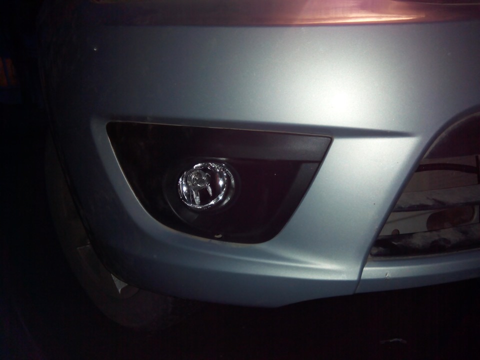 Установка противотуманных фар Лада Гранта Установка противотуманных фар Лада Гранта