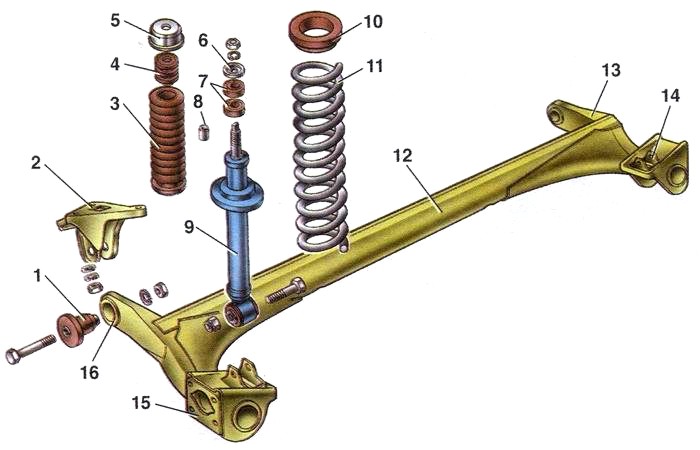 Замена задних стоек ВАЗ-2109 Замена задних стоек ВАЗ-2109