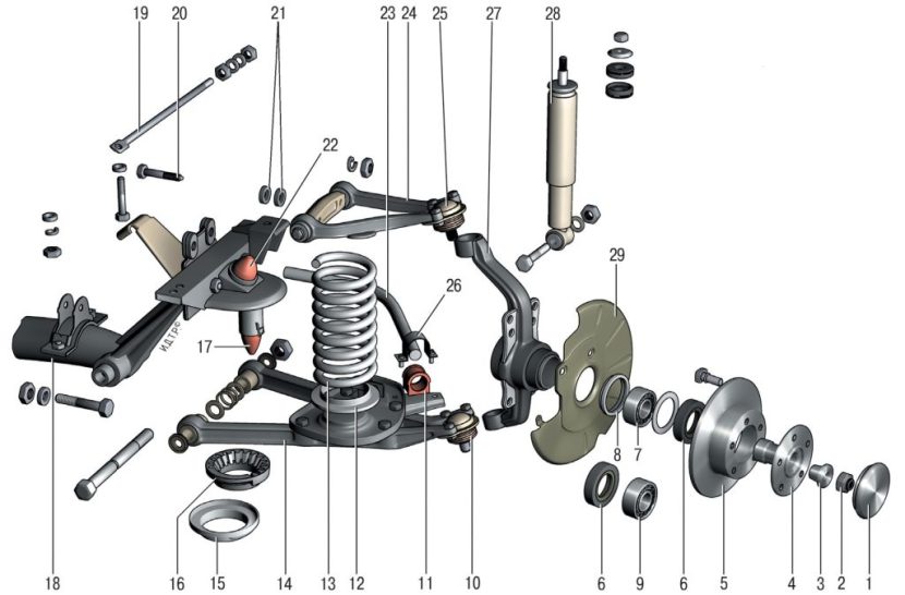 Замена ступичного подшипника Нива Шевроле
